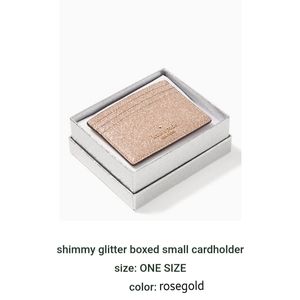 KS SHIMMY GLITTER CARD HOLDER